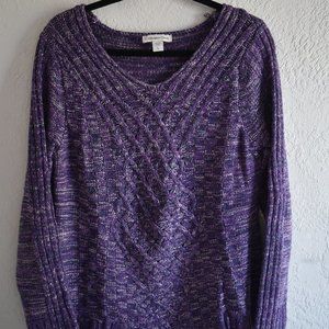 Coldwater Creek Purple Sweater